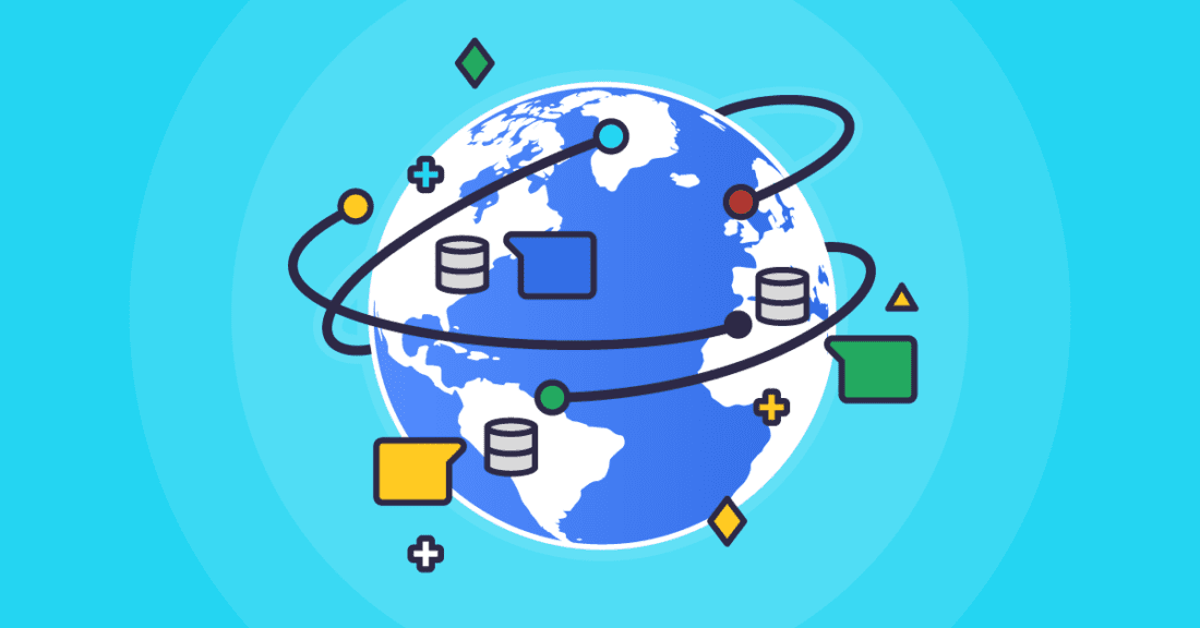 This image represents the blog post on distributed database comparison.